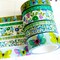 Whimsical Forest Fairy Garden Flowers Butterflies Spring Grass Washi Tape Set March 2024 - W103